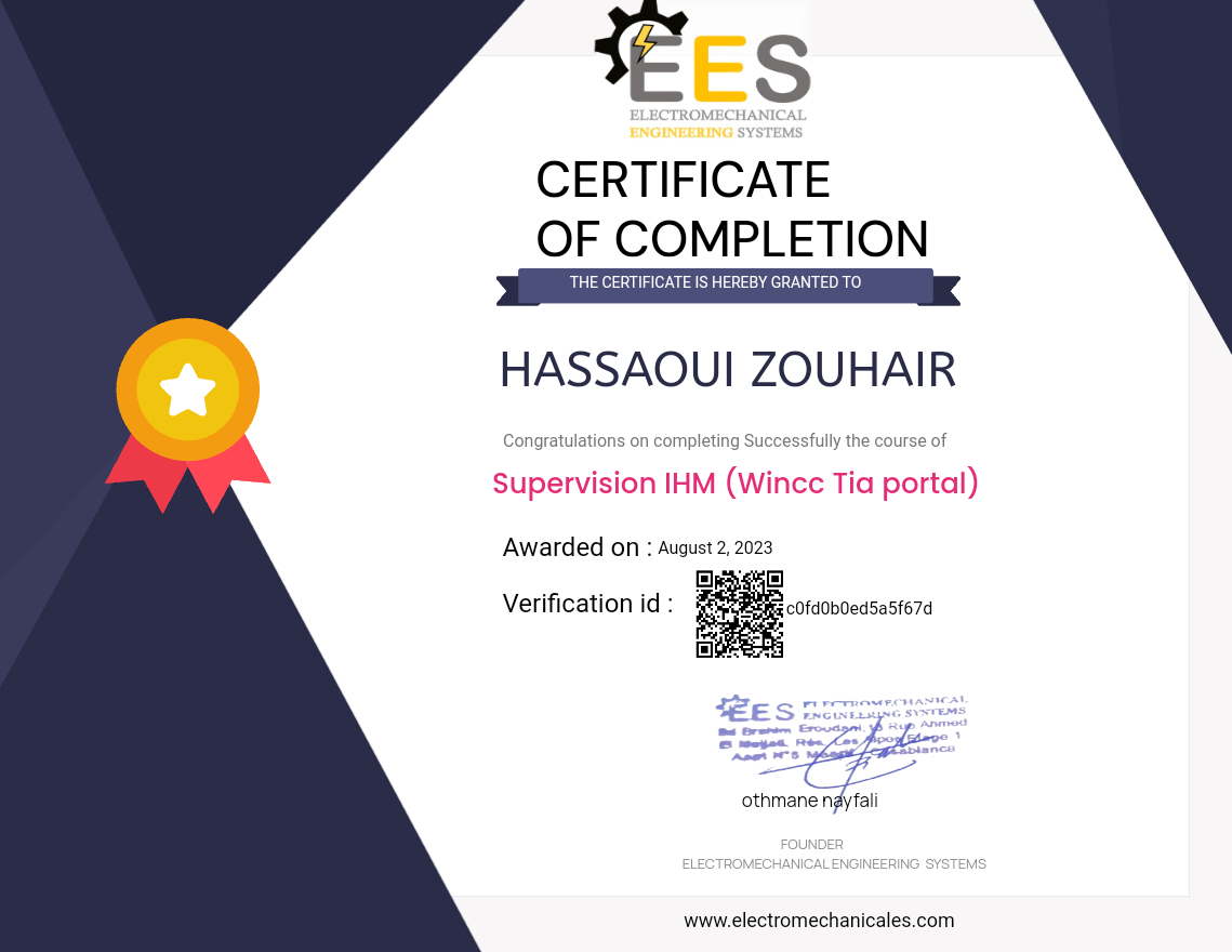 Supervision IHM (Wincc Tia portal)